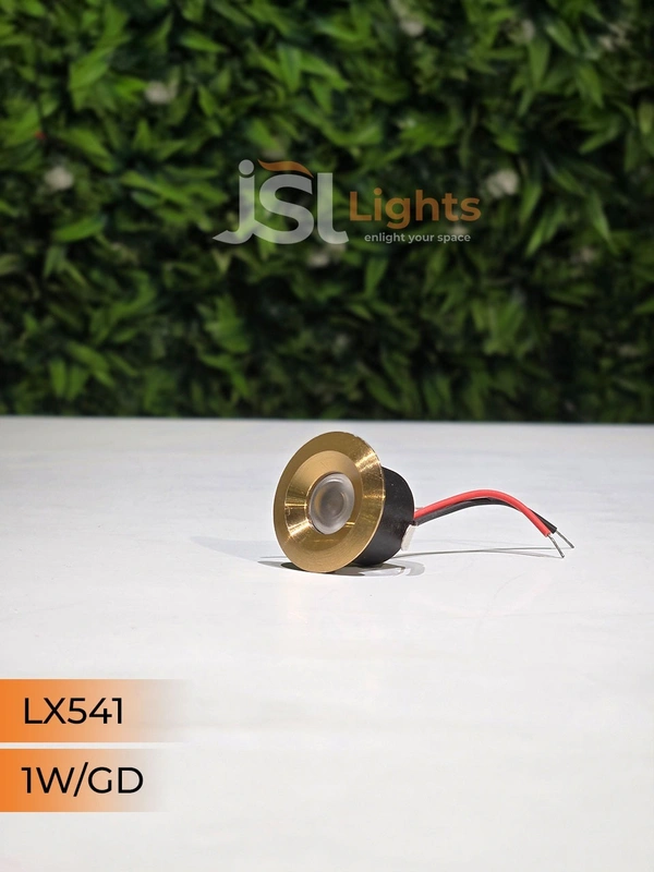 LX 541 3W Black GD Deep Recessed COB Downlight - 1W