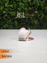 LX 541 3W White Deep Recessed COB Downlight - 3W
