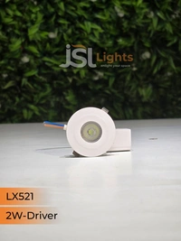 APRA LX 521D 2W White Deep Recessed COB Downlight - Blue