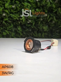 APRA 608 3W BK RG Deep Recessed COB Downlight - BK RG