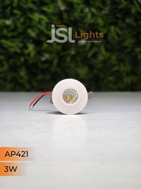 APRA  421 3W White Deep Recessed COB Downlight - 3W, 6000K