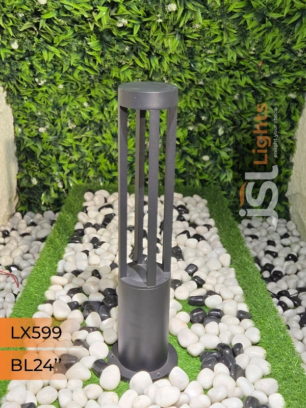 LX 599 12W 24 Inches Round Outdoor Gate Light - RD