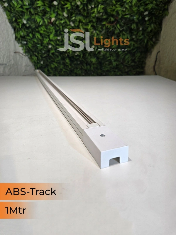 APRA 1Meter ABS Black Ceiling Track Channel - 1M, White