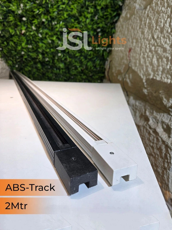 APRA 1Meter ABS Black Ceiling Track Channel - 2M, Black