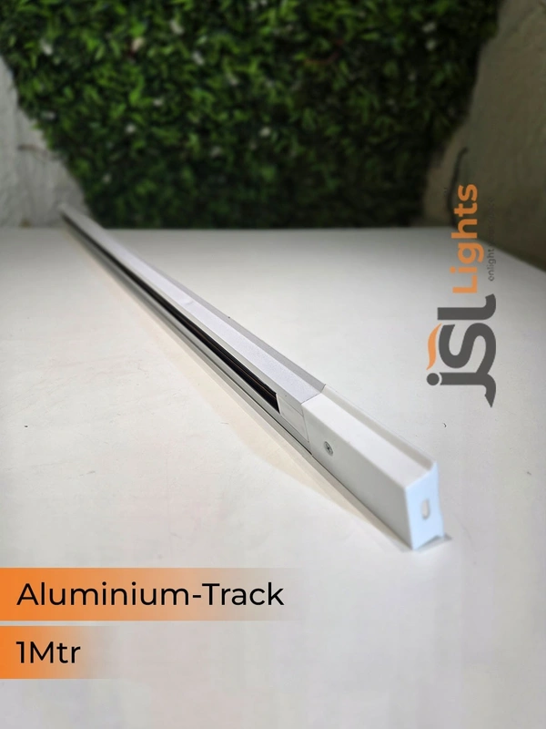 APRA 1Meter Aluminium White Ceiling Track Channel - White
