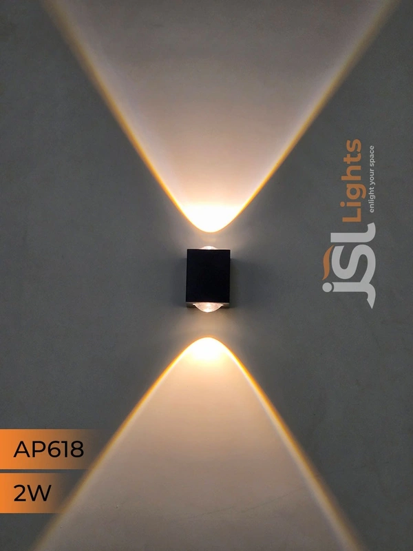APRA 618 2W Up Down Outdoor Wall Light - 2W
