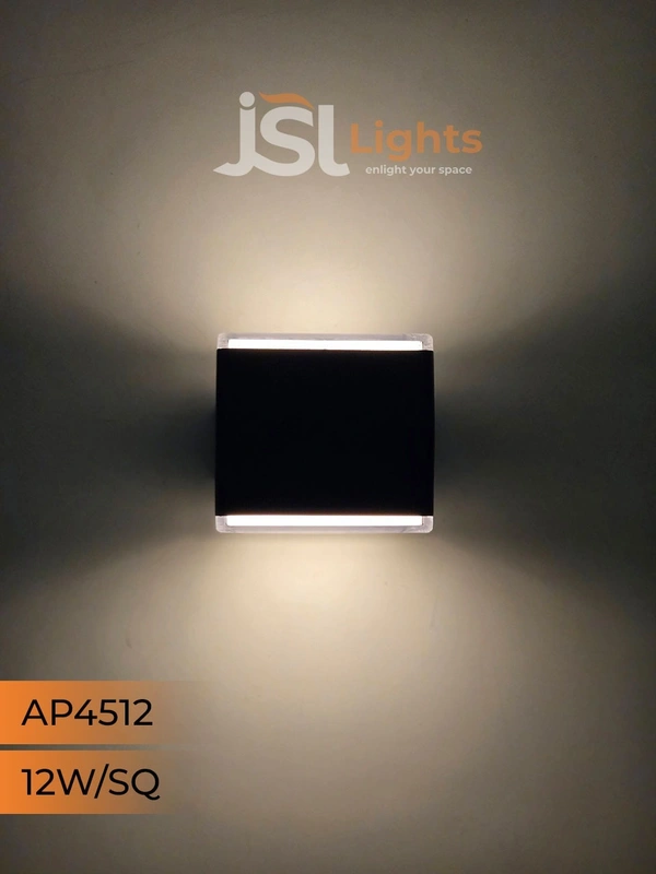 APRA 4512 12W Up Down Outdoor Wall Light - SQ