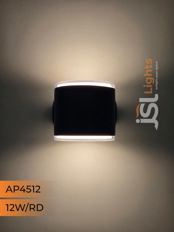 APRA 4512 12W Up Down Outdoor Wall Light - RD