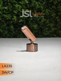 LX 235 Surface Wall Spot Focus Light – 3W / 6W / 10W | 3000K LED | Multiple Body Colours | Modern Picture Light - 3W, CP