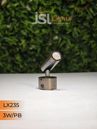 LX 235 Surface Wall Spot Focus Light – 3W / 6W / 10W | 3000K LED | Multiple Body Colours | Modern Picture Light - 3W, PB