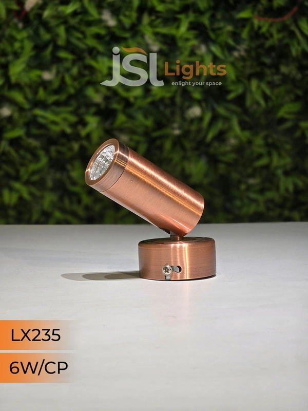 LX 235 Surface Wall Spot Focus Light – 3W / 6W / 10W | 3000K LED | Multiple Body Colours | Modern Picture Light - 6W, CP