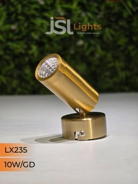 LX 235 Surface Wall Spot Focus Light – 3W / 6W / 10W | 3000K LED | Multiple Body Colours | Modern Picture Light - 10W, GD