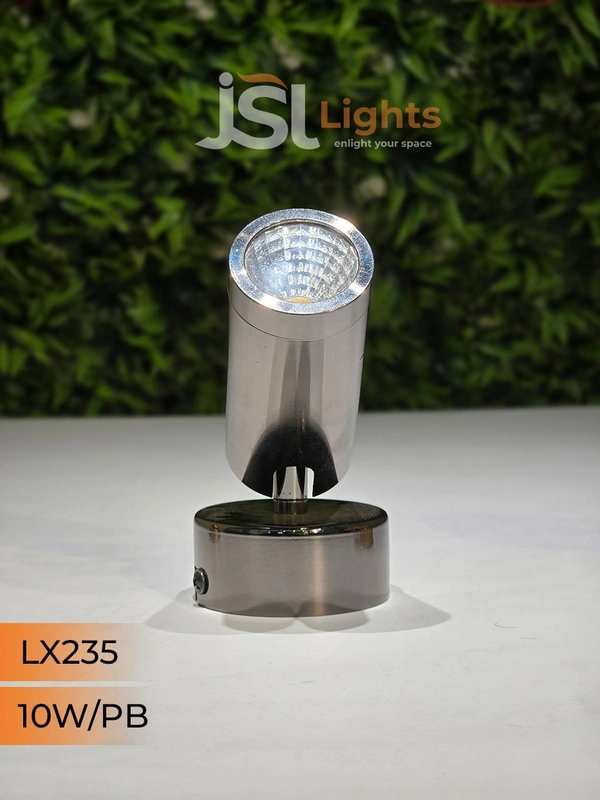LX 235 Surface Wall Spot Focus Light – 3W / 6W / 10W | 3000K LED | Multiple Body Colours | Modern Picture Light - 10W, PB