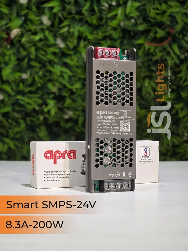 APRA 24V 200W Smart SMPS Driver With Remote & App Control - 24V