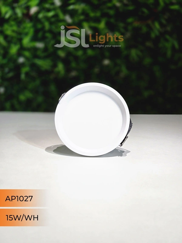 APRA 1027 15W RD Deep Down Diffuser Panel Led Light - 15W, 6000K, White