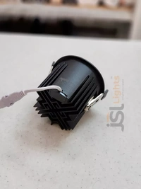 APRA AP2058 18W Black Deep Recessed COB Downlight PB Reflector - 18W, 3000K, Black