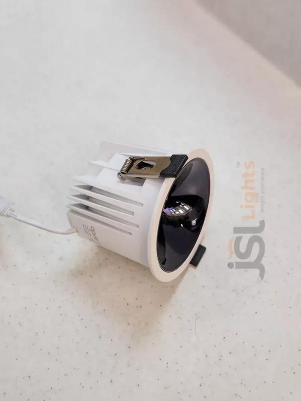 APRA AP2058 18W White Deep Recessed COB Downlight PB Reflector - 18W, 4000K, White