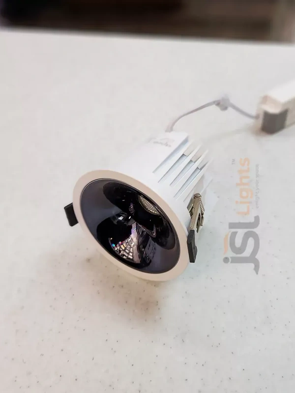 APRA AP2058 18W White Deep Recessed COB Downlight PB Reflector - 18W, 4000K, White