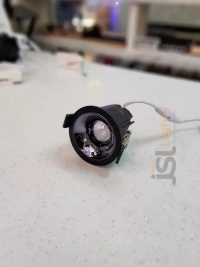 APRA AP2058 7W Black Deep Recessed COB Downlight PB Reflector - 7W, 4000K, Black