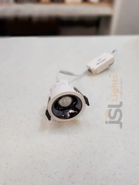 APRA AP2058 7W White Deep Recessed COB Downlight PB Reflector - 7W, 3000K, White