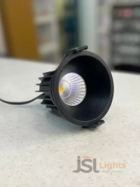 APRA AP20621 28W Black Body Recessed COB Downlight - 28W, 4000K, Black