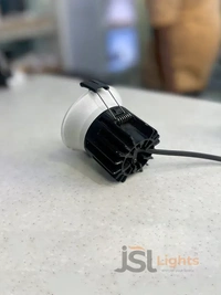 APRA AP 20626 7W Black Deep Recessed COB Downlight PB Reflector - 7W, 3000K, White