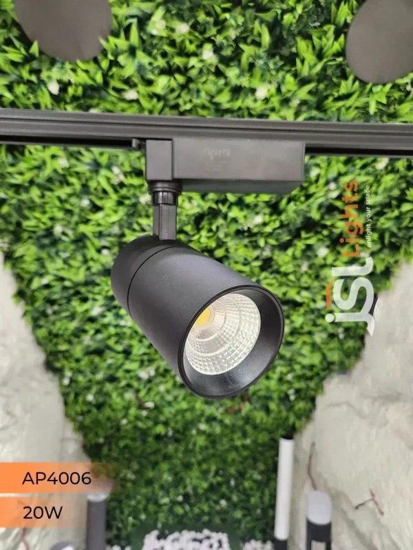 APRA 4006 20W Led Track Spot Light Non Magnetic - 20W, 6000K, Black
