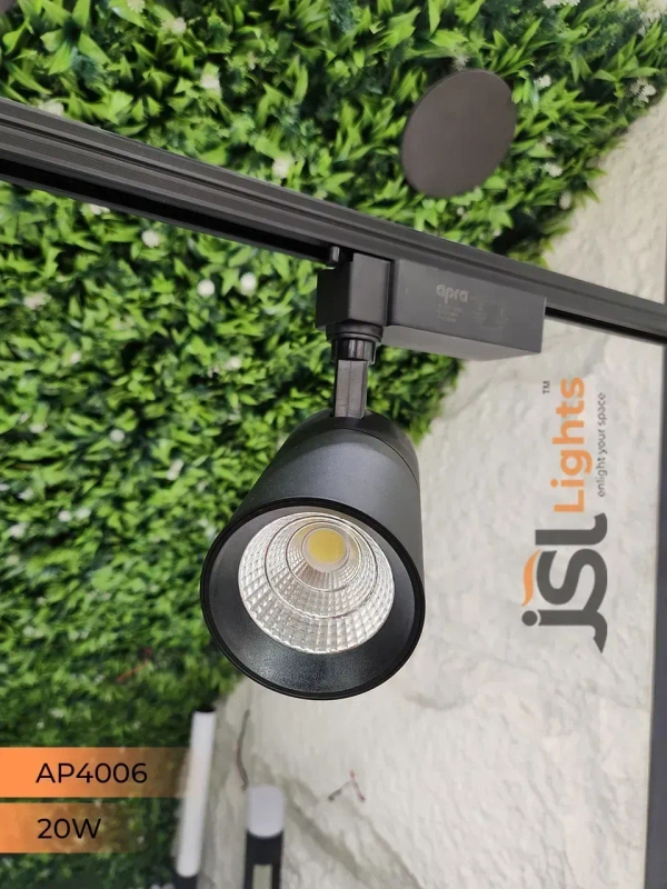 APRA 4006 20W Led Track Spot Light Non Magnetic - 20W, 6000K, Black