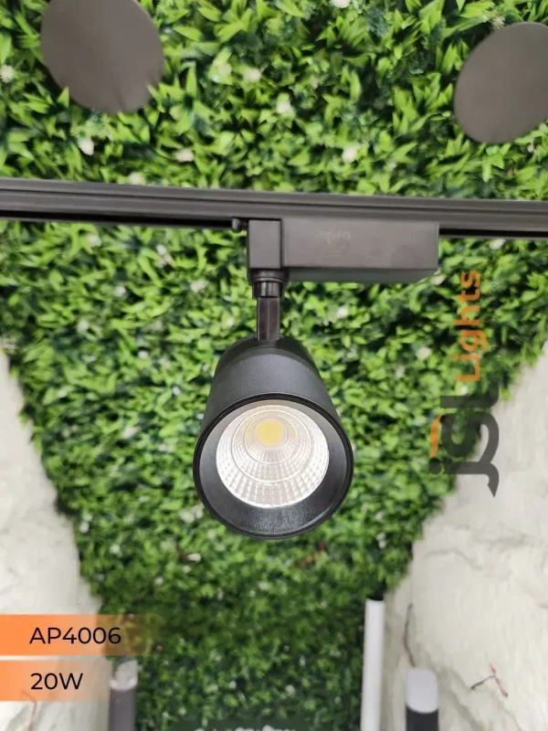 APRA 4006 20W Led Track Spot Light Non Magnetic - 20W, 6000K, Black