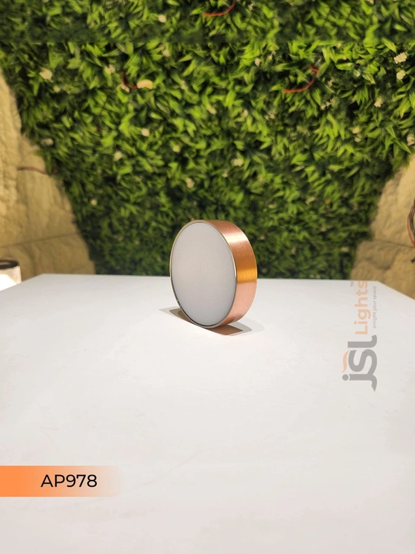APRA  AP978 3W Round Surface  Diffuser  Panel Light - 3W, 3000K, CP