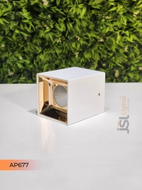 APRA AP677 20W Square White Surface Cylindrical Light - 20W, 4000K, White