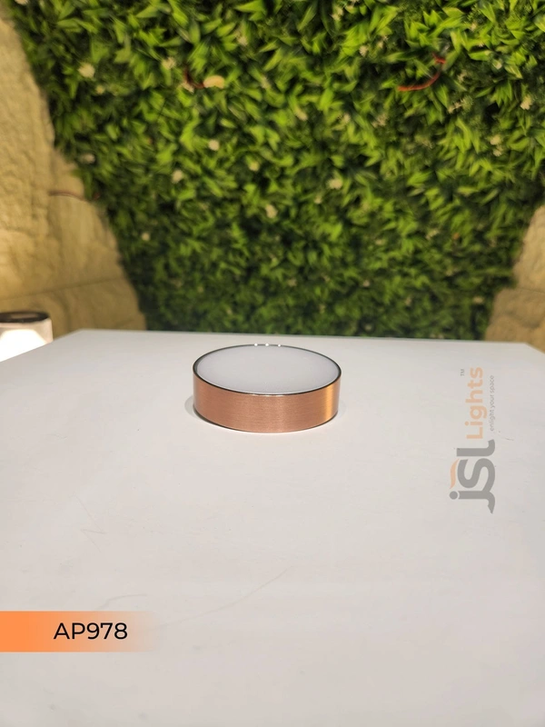 APRA  AP978 3W Round Surface  Diffuser  Panel Light - 3W, 3000K, CP