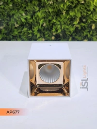 APRA AP677 20W Square White Surface Cylindrical Light - 20W, 4000K, White