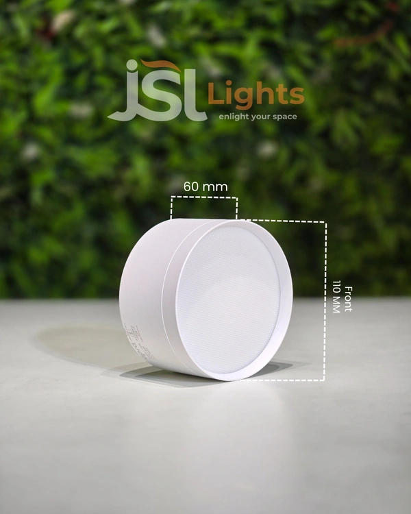 APRA 2033 15W Round Surface Diffuser Panel Light - 15W, White