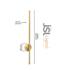 LX 098 12W GD Wall Decorative Led Light 3CCT - 12W, 3CCT, GD