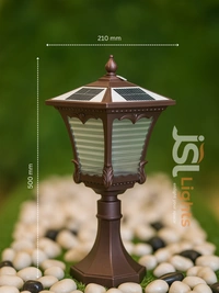 APRA APT4018 5W 16 Inches Solar 3CCT Outdoor Gate Light - Gate Light