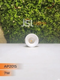 APRA AP 2015 7W White Deep Recessed COB Downlight - 7W, 3000K, White