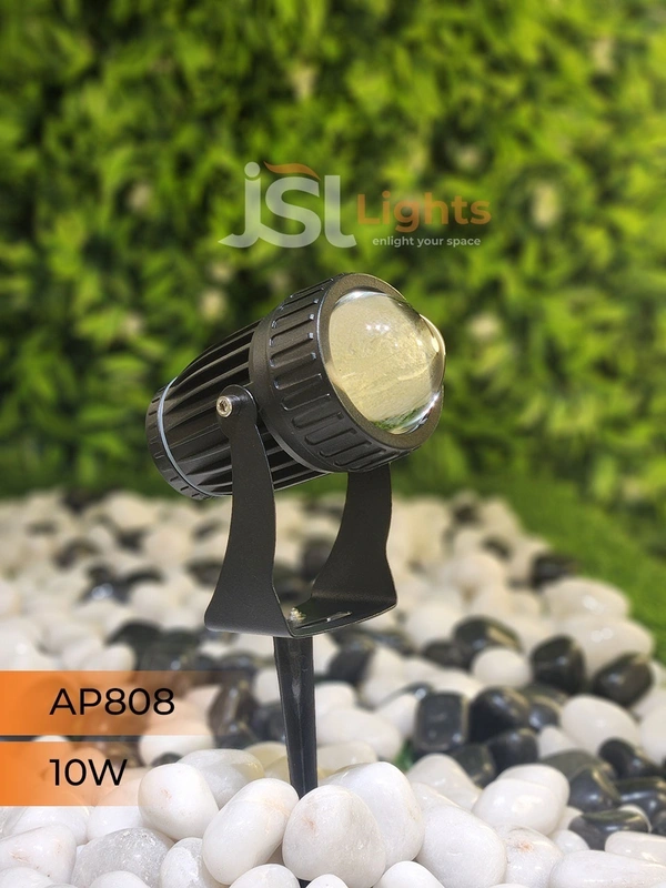 LX 808 10W LED Lens Spike Garden Light - 10W, GR