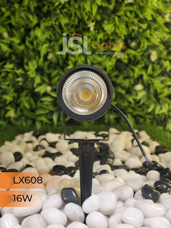 LX 608 16W LED Spike Garden Light - 16W, WW