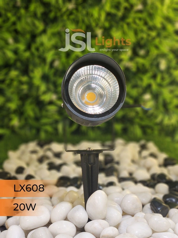 LX 608 20W LED Spike Garden Light - 20W, WW