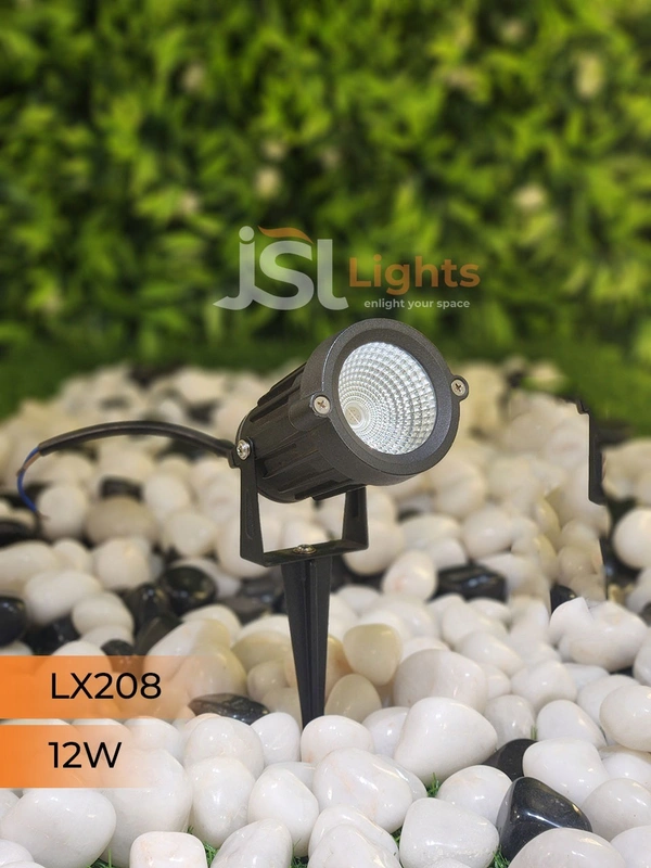 LX 208 12W LED Spike Garden Spot Light - 12W, RGB