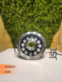 APRA YCD040-IMP Under Water 24W Nozzle Pool Led Light - 24W, WW