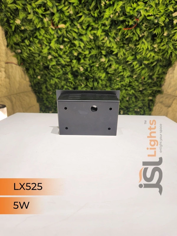 Smart 5W Motion Sensor LED Foot Light LX525 – IP65 Black Aluminium Automatic Night Light by JSL Lights - Black