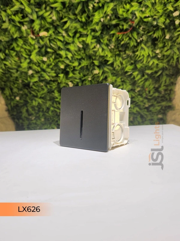 LX 626D 3W Square Black Foot Led Light - 3W, 3000K, Black