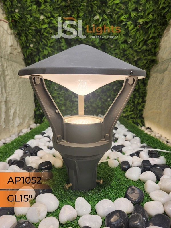 AP1052 – 12W Outdoor Gate Light 15 Inch | Inbuilt LED | Aluminium Die-Cast | Waterproof Decorative Lamp