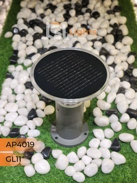 APRA APT4019 5W 11 Inches Solar Outdoor Gate Light - Gate Light