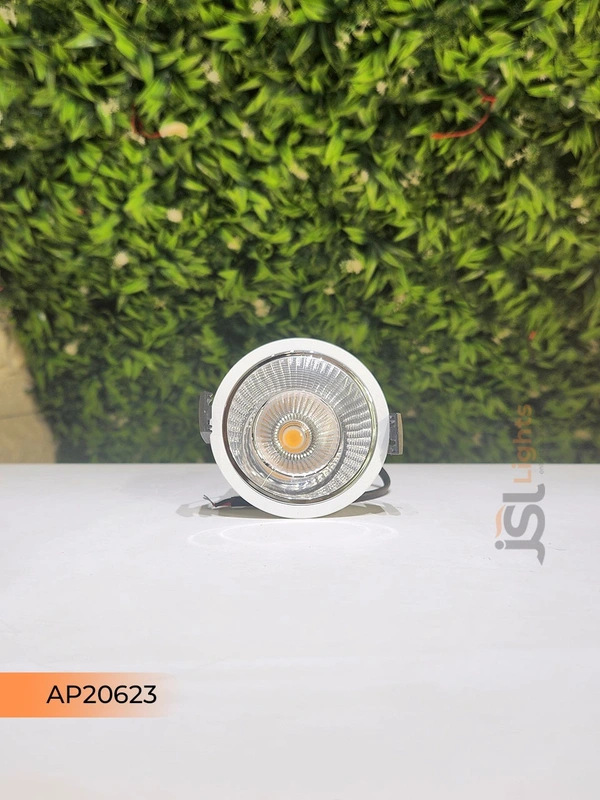 APRA AP 20623 12W White Deep Recessed COB Downlight SS Reflector - 12W, Tunable, White