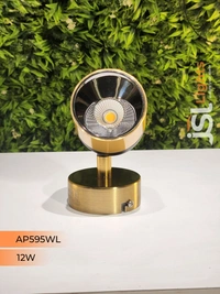 APRA AP595 12W Black RG Surface Wall 360° Cob Focus Light - 12W, 3000K, GD