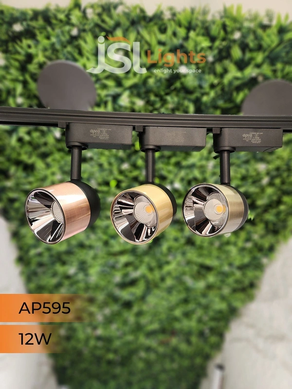 APRA AP595 12W LED Track 360° Focus Spotlight - 12W, 3000K, AB