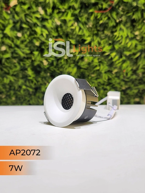 APRA AP 2072 7W White Deep Recessed COB Downlight - 7W, 4000K, White